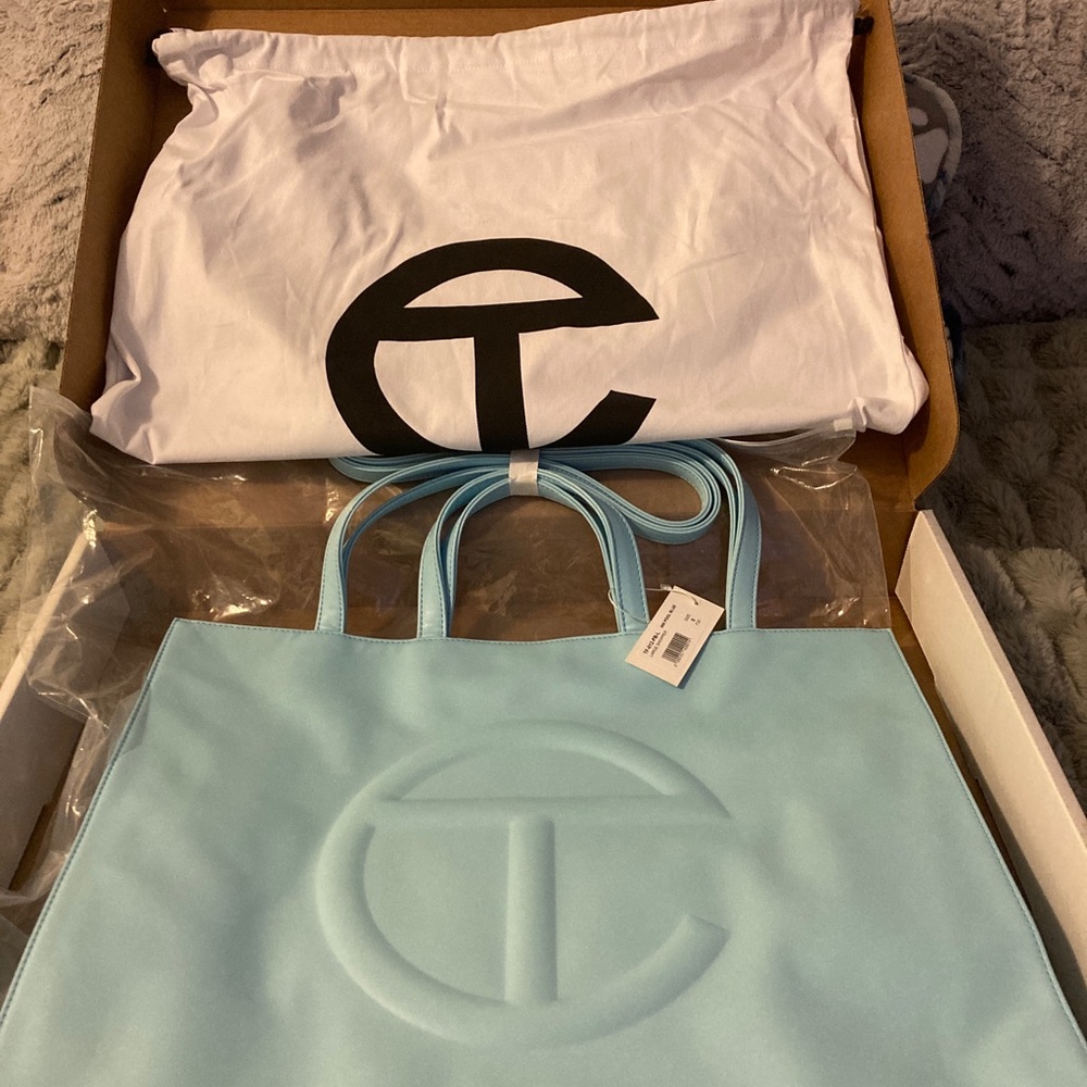 Telfar Shopping (Shopper) Bag -Large - Pool Blue